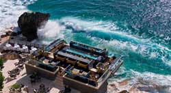 巴厘岛阿雅娜下午茶半日游：情人崖+阿雅娜下午茶（damar/orchid餐厅)+Rock Bar岩石酒吧